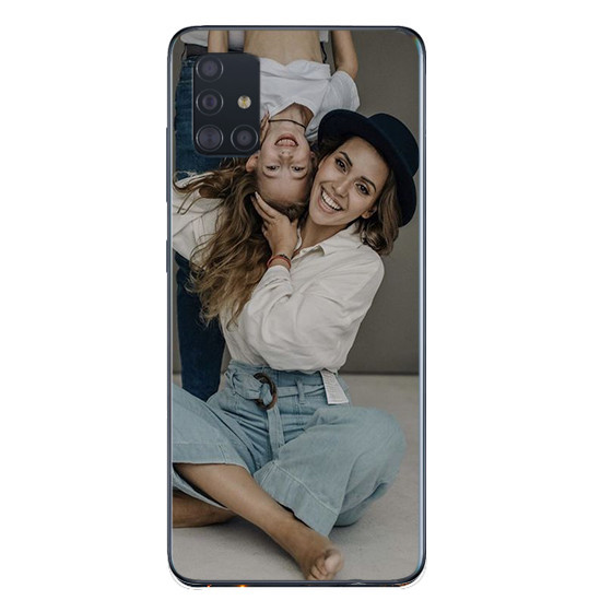 Capa Personalizada Para Samsung Galaxy A51 5g Com Laterais De Silicone