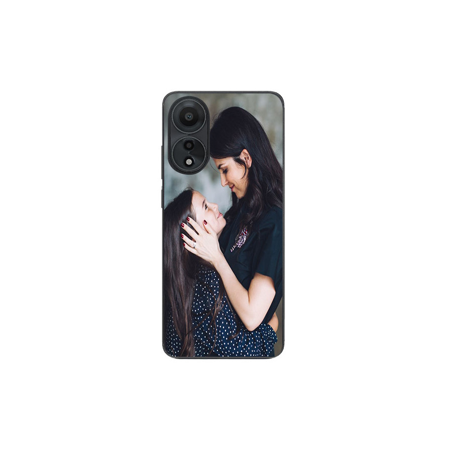 Capa Personalizada Para Oppo A78 5g Com Laterais De Silicone