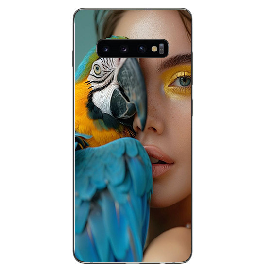 Capa Personalizada Para Samsung Galaxy S10 Com Laterais De Silicone