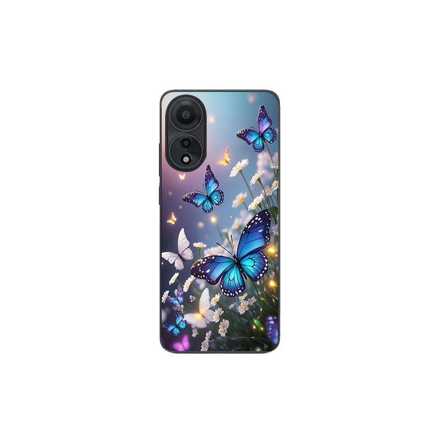 Capa Personalizada Para Oppo A17 Com Laterais De Silicone