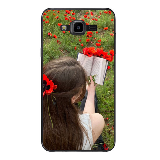 Capa Personalizada Para Samsung Galaxy J7 com laterais de plástico