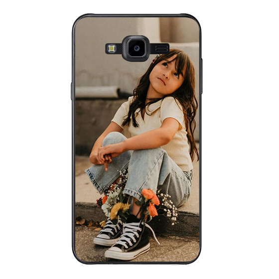 Capa Personalizada Para Samsung Galaxy Grand Prime com laterais de plástico