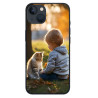 Capa personalizada para iPhone 13 mini com laterais de silicone