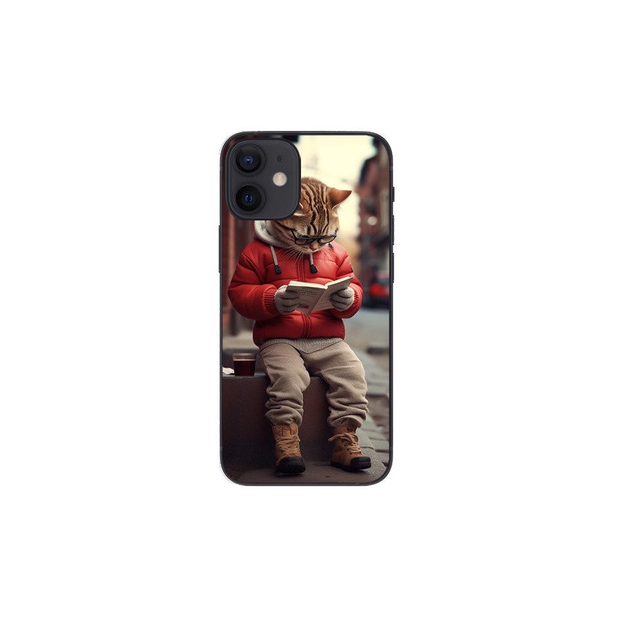 Capa personalizada para iPhone 12 com laterais de silicone