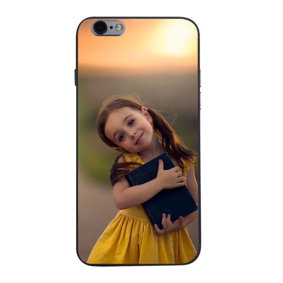 Capa personalizada para iPhone 6 Plus com laterais de silicone