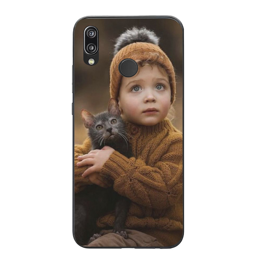 Capa personalizada para Huawei P20 Lite com laterais de silicone