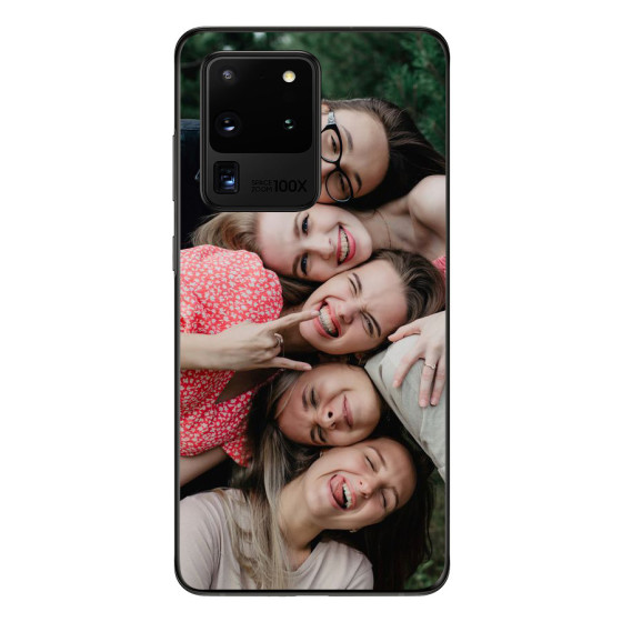 Capa Personalizada Para Samsung Galaxy S20 Ultra 5G Com Laterais De Silicone