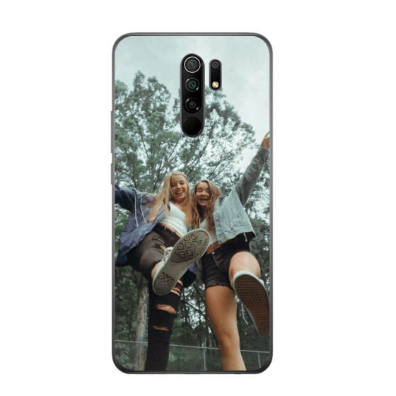 Capa personalizada para Xiaomi Redmi 9 com laterais de plástico