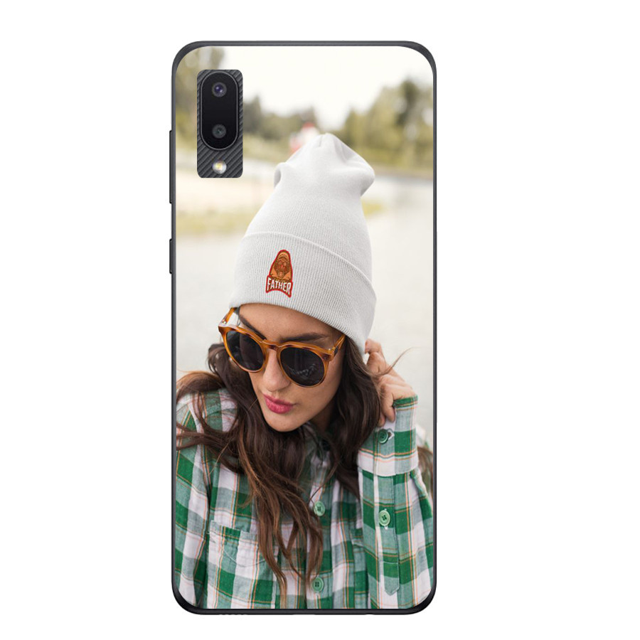 Capa Personalizada Para Samsung Galaxy A02 Com Laterais De Silicone