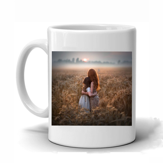 Personalized photo mug