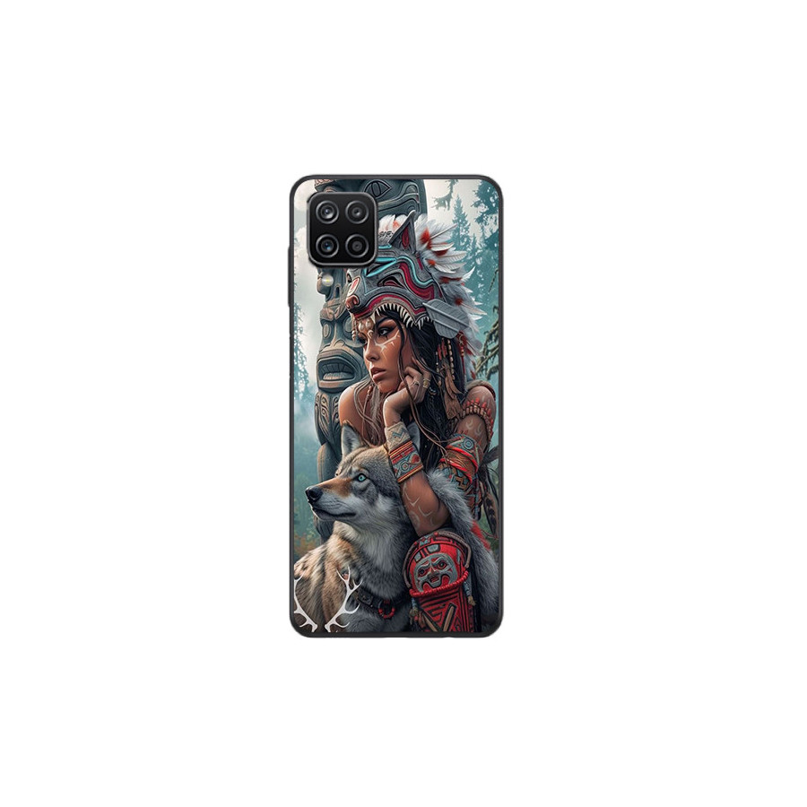 Capa Personalizada Para Samsung Galaxy A12  Com Laterais De Silicone