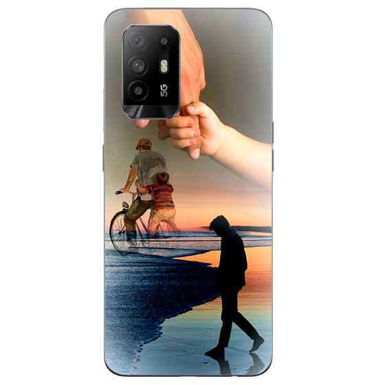 Capa Personalizada Para Oppo A94 5G Com Laterais De Silicone