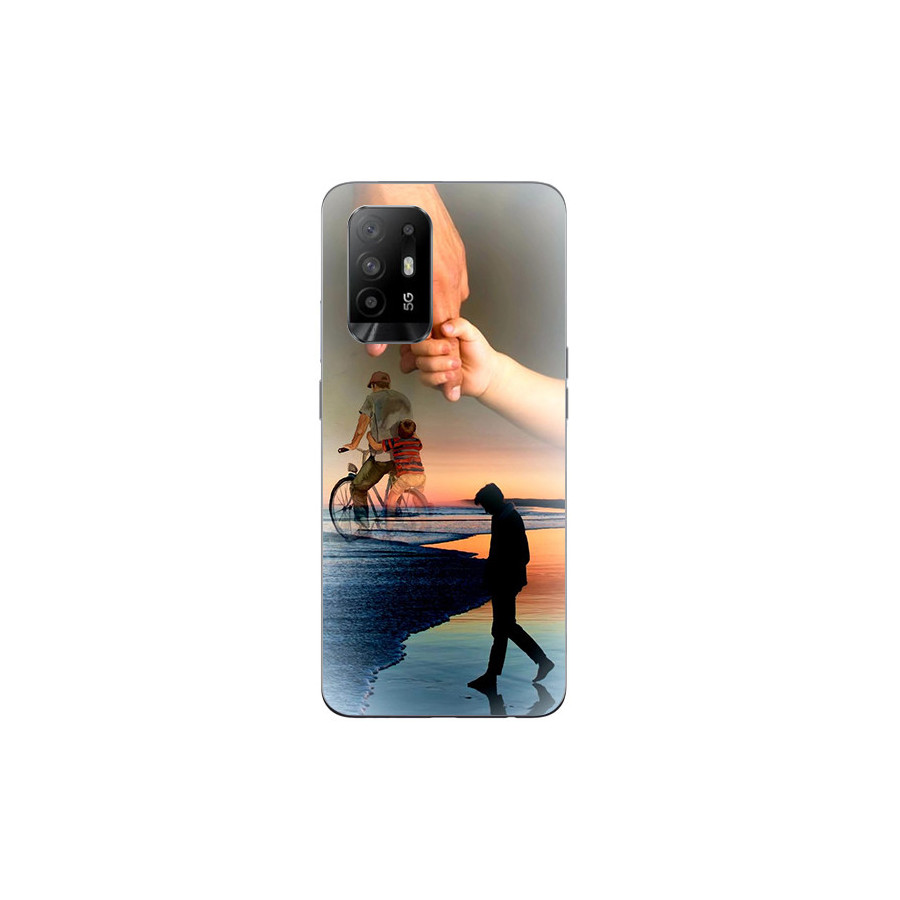 Capa Personalizada Para Oppo A94 5G Com Laterais De Silicone