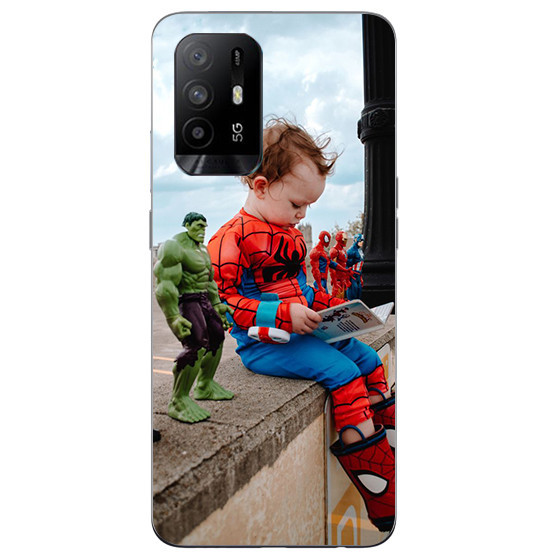 Capa Personalizada Para Oppo A95 5G Com Laterais De Silicone