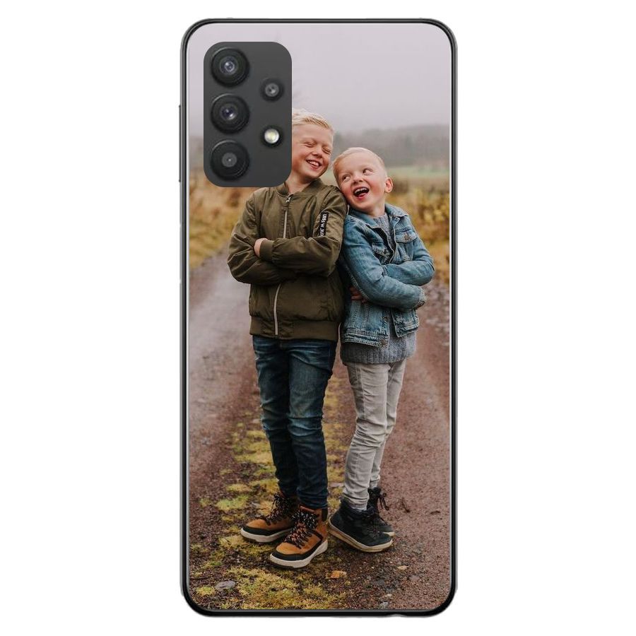 Capa Personalizada Para Samsung Galaxy A32 4g Com Laterais De Silicone