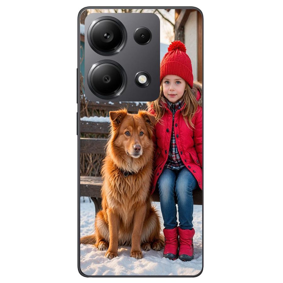 Capa personalizada para Xiaomi Redmi Note 13 Pro 4g com laterais de silicone