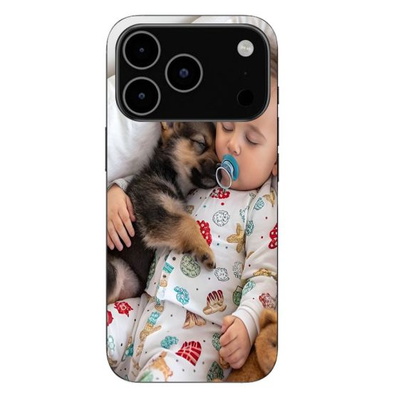 Capa personalizada para iPhone 17 Pro com laterais de silicone